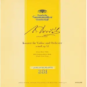 CLEARAUDIO Antonín Dvo ák - Concert For Violin And Orchestra (Mono) (LP) pas cher