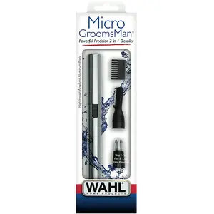 Tondeuse Nez/Oreilles/Sourcils Micro WAHL GroomsMan - lames en inox pas cher