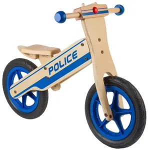 Kids Club Draisienne en bois Police bleue (20 mois Ã  4 ans)Vendu parla-becanerie