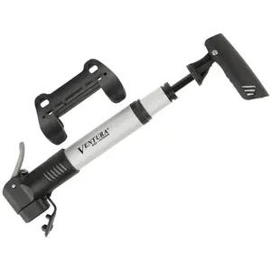 VENTURA Pompe A Bicyclette Mini Télescope Double Tête Télescopique Poignée en T Pliable