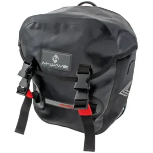 Comparateur de prix : Sac pour porte-bagage M-Wave Manitoba - Noir - 2 x 12,5 L - Fermeture ...