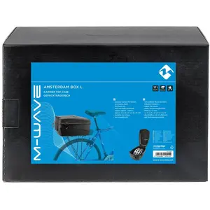 Comparateur de prix : Sac pour porte bagage M-Wave - 17 l - Noir