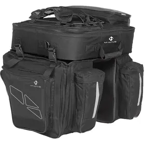 Comparateur de prix : Set de Sacs de Voyage M-Wave Amsterdam 62L Noir en Polyester 600D