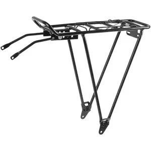 Generico Porte-bagages Traveller A Basic en Aluminium Noir Mat pour Vélos 26-28 Pouces pas cher