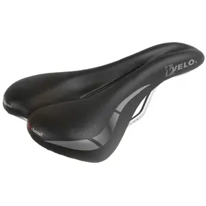 Selle loisir velo channel homme noir 358gr (sur carte) pas cher