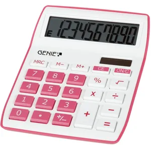 Genie 840 P 10 Chiffres Calculatrice de Bureau avec Double Alimentatio...