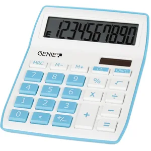 Genie 840 B 10 Chiffres Calculatrice de Bureau avec Double Alimentatio...