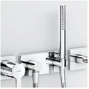 Hansa   4443 encastré Set de douche avec coude mural 44430100Vendu paramazon