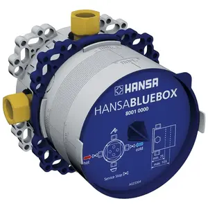Comparateur de prix : Hansa 80010000 BlueBox 8001 Base encastrée avec vanne d'isolation