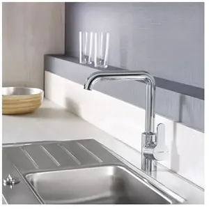 Hansa Primo Mitigeur de cuisine, pivotant, 49221103, pas cher