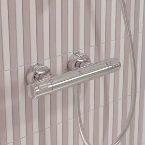 Ideal Standard Basento Mitigeur thermostatique de douche en applique, BE722AA, pas cher
