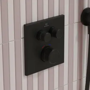 Ideal Standard Basento Mitigeur thermostatique de douche encastré 2 sorties, BE727XG, pas cher