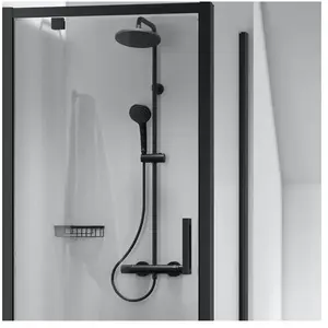 - Colonne de douche thermostatique Ideal Standard Ceratherm 20 cm, noir mat