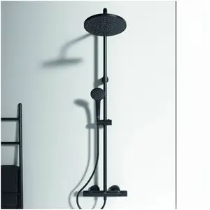 Ideal Standard A7546XG Ceratherm T25 Système de Douche, Silk Black pas cher