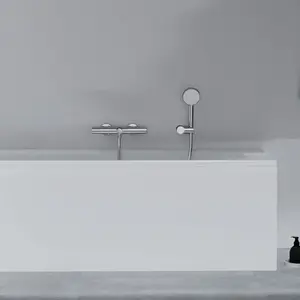 Ideal Standard Ceratherm T25 N Robinetterie de baignoire en applique avec mitigeur thermostatique, A8556AA, pas cher