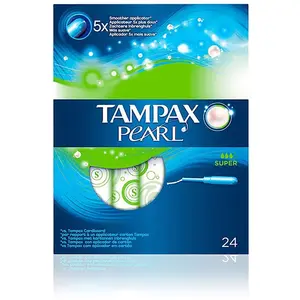 Comparateur de prix : Tampax Pearl Super Tampons, 24 Pièces, 24 Unités