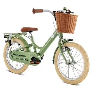 Comparateur de prix : Vélo Enfant - PUKY - Youke Classic 16 - Rétro Vert - Freins avant et arrière - Selle réglable