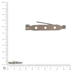 Efco Broche à coller épingle à nourrice L. 25 mm - Argenté pas cher
