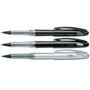 Comparateur de prix : Pentel stylo plume Tradio Stylo TRJ74, argent