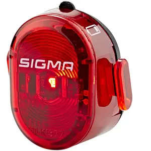 sigma Sigma Feu arrière pour vélo NUGGET II à batterie rouge, noir
