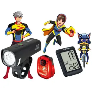 Sigma Sport Ensemble De Lumières Aura 40/hiro 10/bc 5.0 Wr Ride Safe T...Vendu pargigasport