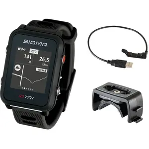 Sigma Id.tri Basic Montre de Triathlon GPS Mixte, Black, Taille Unique pas cher
