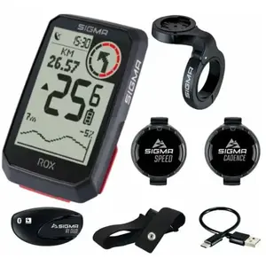 Compteur Sigma Rox 4.0 Gps - Cad + Hrm - noir - TU
