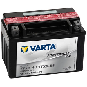 Batterie Varta Powersports AGM YTX9-4 - 12V 8Ah 135A pas cher