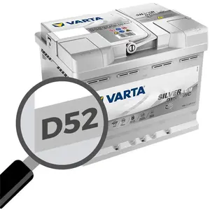 Comparateur de prix : Batterie Voiture Varta Start&stop Agm D52 - 60ah / 680a - 12v