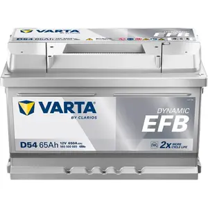 Comparateur de prix : Batterie Start & Stop Varta D54 Blue Dynamic Efb 65 Ah-650 A