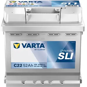 Comparateur de prix : Batterie Voiture Varta Dynamic C22 - 52ah / 470a - 12v