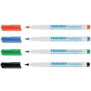 Comparateur de prix : Franken Z1994 SB FineMarker Lot de 4 marqueurs Rouge/vert/bleu/noir