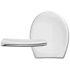 CEDO Abattant Pebble Beach blanc 46x38,3x4,9cm pas cher