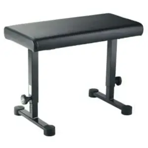 Konig & Meyer 14085 banquette piano avec assise en similicuir