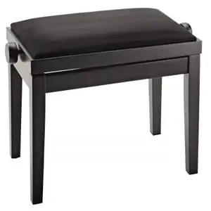 Comparateur de prix : Konig & Meyer 13900 banquette piano noir mat avec assise en velours noir