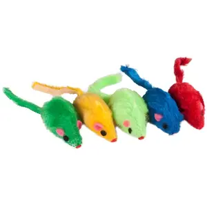 Jouet Chat - Flamingo 5 Souris peluche Couleurs multiples - 5 cm