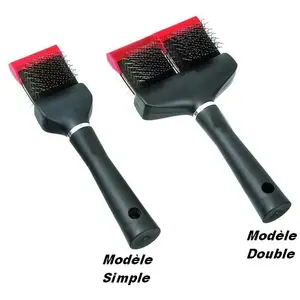 MORIN Brosse Flex Care 2 en 1 pour chien et chat pas cher