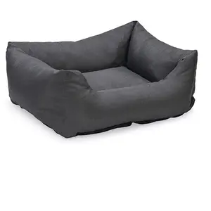 Comparateur de prix : Karlie Charly Lit pour Chien, Gris foncé, 80 x 70 x 25 cm