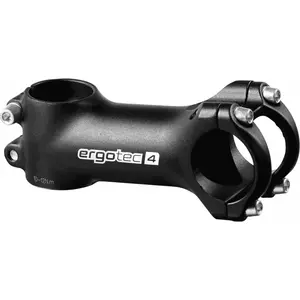 Comparateur de prix : Ergotec Attache de guidon Crab 2 en aluminium noir 31,8mm x 90mm, angle 7°
