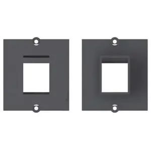 Bachmann - Plastron vide 1 embase Keystone (RJ45. usb. hdmi) (917.001)