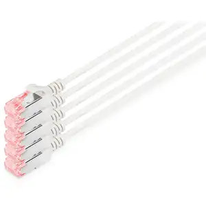 Comparateur de prix : DIGITUS Digitus Câble de raccordement fin CAT 6 U/FTP, 5 pièces