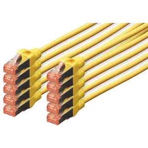 Comparateur de prix : Digitus Cable de Red S-FTP Cat. 6 LSZH 3m Amarillo 10 Unidades