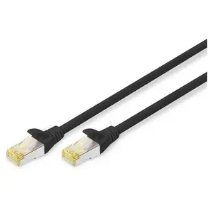 Comparateur de prix : Câble réseau noir 1m Cat6a S-FTP (S-STP) - DIGITUS DK-1644-A-010-BL-10
