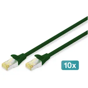 Comparateur de prix : Câble réseau - DIGITUS - DK-1644-A-005-G-10 - 05 m - Cat6a - S/FTP (S-STP)
