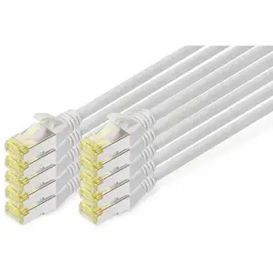Comparateur de prix : Câble réseau Cat6a DIGITUS - 0,5m - S/FTP (S-STP) - RJ-45 - Gris