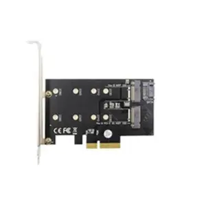 Digitus Carte add-on M.2 NGFF / NVMe SSD PCI Express 3.0 (x4) pas cher