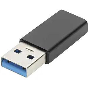 Comparateur de prix : Digitus - Adaptateur USB - 24 pin USB-C (F) pour USB (M) - USB 3.0 - 3 A - noir