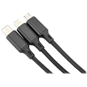 Comparateur de prix : DIGITUS Câble de charge 3-en-1, USB A-Lightning + Micro USB ()