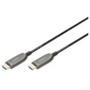 Comparateur de prix : DIGITUS Câble HDMI AOC Fibre Optique Hybride UHD 8K Mâle/Mâle 10m Noir