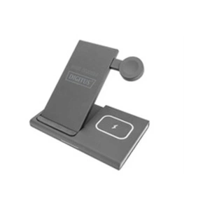 Comparateur de prix : DIGITUS STATION DE CHARGE 3-EN-1, SANS FIL POUR APPLE IWATCH, AIRPODS,